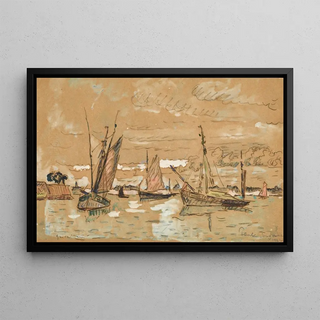 Paul Signac - Bateaux Honfleur.webp