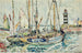 Bateaux au port de l'île de Groix - Paul Signac — Ansicht des Kunstwerks