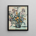 Blumenstrauß Iris Arum Tulpen in einer Vase von André Metthey - Paul Signac — gerahmtes Bild an der Wand