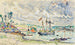 Cathrin Lancre Mouillage de Kermarquer Embouchure du Trieux - Paul Signac — Ansicht des Kunstwerks