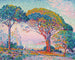 Die Bucht von Saint-Tropez - Paul Signac — Ansicht des Kunstwerks