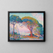 Die Bucht von Saint-Tropez - Paul Signac — gerahmtes Bild an der Wand