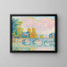 La Cité Paris - Paul Signac — gerahmtes Bild an der Wand