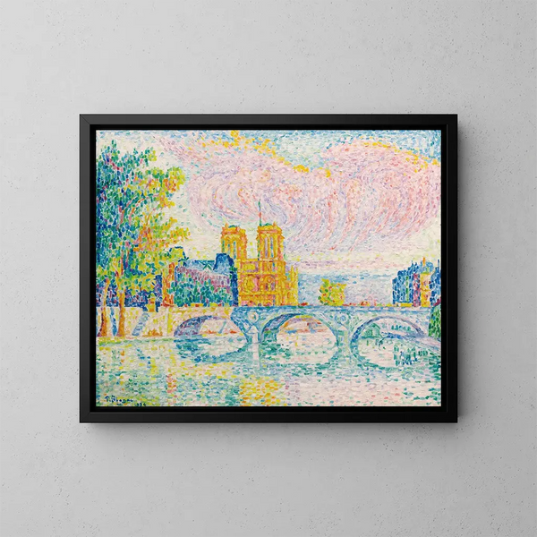 La Cité Paris - Paul Signac — gerahmtes Bild an der Wand