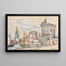 Das Hafen von La Rochelle - Paul Signac — gerahmtes Bild an der Wand