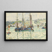 Le Trieux - Paul Signac — gerahmtes Bild an der Wand