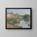 Les Andelys - Paul Signac — gerahmtes Bild an der Wand