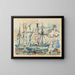 Marseille - Paul Signac — gerahmtes Bild an der Wand