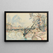 Paris, die Seine am Pont des Arts - Paul Signac — gerahmtes Bild an der Wand