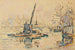 Paris, die Seine am Quai Malaquais, die Kräne - Paul Signac — Ansicht des Kunstwerks