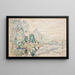 Petit Andely Château Gaillard - Paul Signac — gerahmtes Bild an der Wand