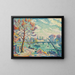 Pont des Arts, Paris - Paul Signac — gerahmtes Bild an der Wand
