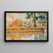 Fluss - Paul Signac — gerahmtes Bild an der Wand