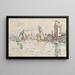 Sables-d'Olonne, der Arundel-Turm - Paul Signac — gerahmtes Bild an der Wand