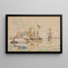 Saint-Malo, Les Terre-Neuvas (Konfliktfall) - Paul Signac — gerahmtes Bild an der Wand