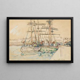Paul Signac - SaintMalo Voiliers quai.webp