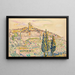Saint-Paul - Paul Signac — gerahmtes Bild an der Wand