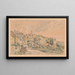 Saint-Paul-de-Vence - Paul Signac — gerahmtes Bild an der Wand