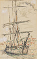 Saint-Tropez Drei-Master-Ufer - Paul Signac — Ansicht des Kunstwerks
