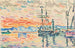 Saint-Tropez, der Hafen bei Sonnenuntergang - Paul Signac — Ansicht des Kunstwerks