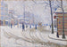 Schnee Boulevard de Clichy Paris - Paul Signac — Ansicht des Kunstwerks