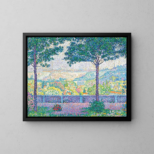 Terrasse de Meudon - Paul Signac — gerahmtes Bild an der Wand