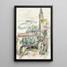 Vaison - Paul Signac — gerahmtes Bild an der Wand