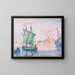 Venedig, die rosa Wolke 1909 - Paul Signac — gerahmtes Bild an der Wand