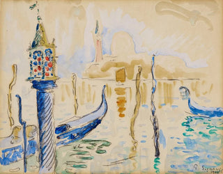 Fanal du Traghetto à Venise - Paul Signac — Ansicht des Kunstwerks
