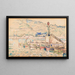 Villefranche-sur-Mer - Paul Signac — gerahmtes Bild an der Wand