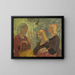 Bretonisches Gemälde mit einem Buch - Paul Sérusier — gerahmtes Bild an der Wand