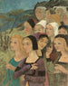 Fragment Dekor Köpfe oder Eine Verteilung der Pentakel - Paul Sérusier — Ansicht des Kunstwerks