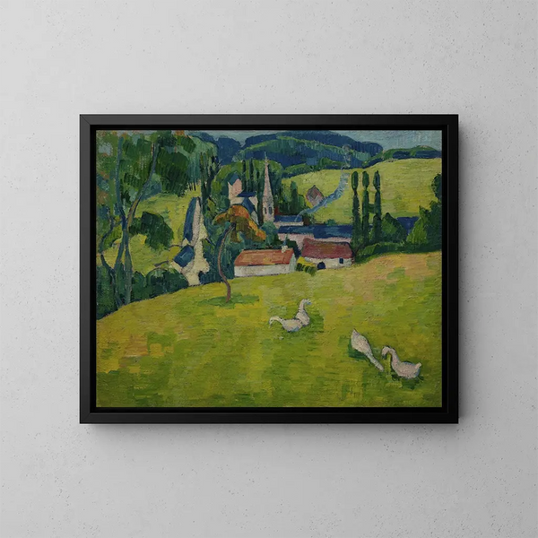 Pont-Aven, Le Pouldu - Paul Sérusier — gerahmtes Bild an der Wand