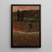 Die Haferernte - Paul Sérusier — gerahmtes Bild an der Wand