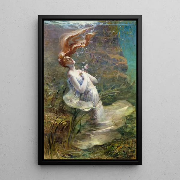 Ophélie - Paul Steck — gerahmtes Bild an der Wand