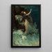 Nymphe des eaux - Paul Swan — gerahmtes Bild an der Wand