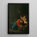 Christus am Ölberg - Paul Troger — gerahmtes Bild an der Wand