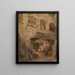 Vue d'une cour dans la Wachau - Paul Unbereit — gerahmtes Bild an der Wand