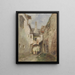Gasse in der Wachau - Paul Unbereit — gerahmtes Bild an der Wand