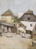 Gehöft in Spitz - Paul Unbereit — Ansicht des Kunstwerks