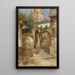 Szene der Wachau von Weissenkirchen am Donau - Paul Unbereit — gerahmtes Bild an der Wand