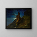 Le Pizzolungo sur l'île de Capri - Paul von Spaun — gerahmtes Bild an der Wand