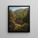 Szene in den Catskills - Paul Weber — gerahmtes Bild an der Wand