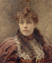 Portrait von Daniel Lesueur Jeanne Loiseau 1860 1921 genannt Schriftstellerin - Paul Émile Chabas — Ansicht des Kunstwerks