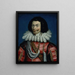 George Villiers, 1er duc de Buckingham - Paul van Somer — gerahmtes Bild an der Wand