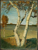 Birken in einer Landschaft - Paula Modersohn-Becker — Ansicht des Kunstwerks