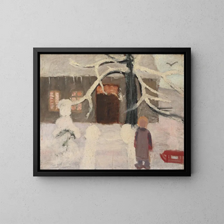 Paula ModersohnBecker - Boy in the snow.webp