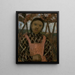 Mädchen bei Dämmerung mit kariertem Hemd - Paula Modersohn-Becker — gerahmtes Bild an der Wand