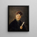 Studie eines Tronie eines Kopfes von Philon von Alexandria - Paulus Lesire — gerahmtes Bild an der Wand