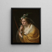 Eine Hirtin - Paulus Moreelse — gerahmtes Bild an der Wand